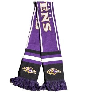 BALTIMORE RAVENS NFL ADULT SWEATER SCARF NEW!
